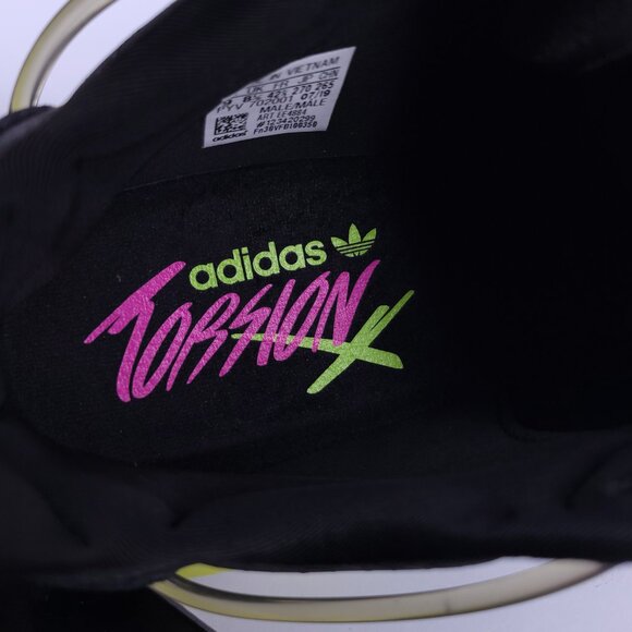 Adidas Torsion X Men’s 9.5 Black Multi Boost Running Shoes EE4884 Rare - Picture 14 of 16